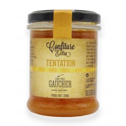 Confiture tentation - Fruit exotique - Maison Gaucher - Abricot, mangue, ananas, fruits de la passion et citron