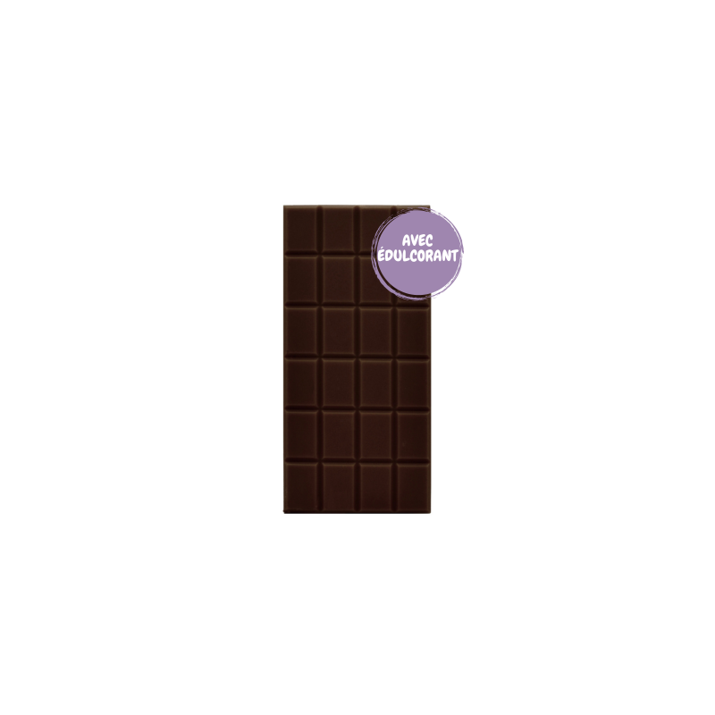 Tablette de chocolat noir 54 % avec édulcorant – Maison Gaucher