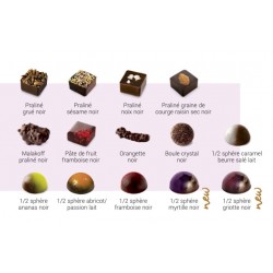 Description des bonbons chocolats de la Maison Gaucher